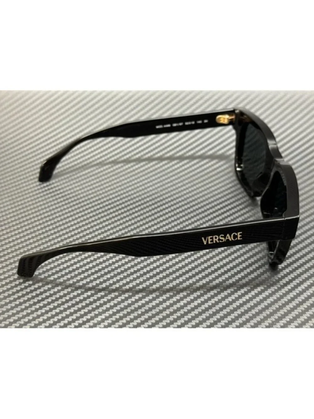 New Versace Men Black Sunglasses 52-19-140